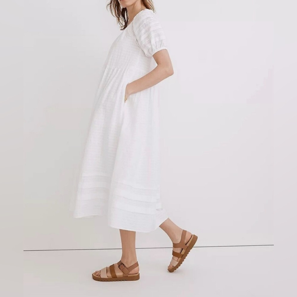 Madewell White Midi Dress